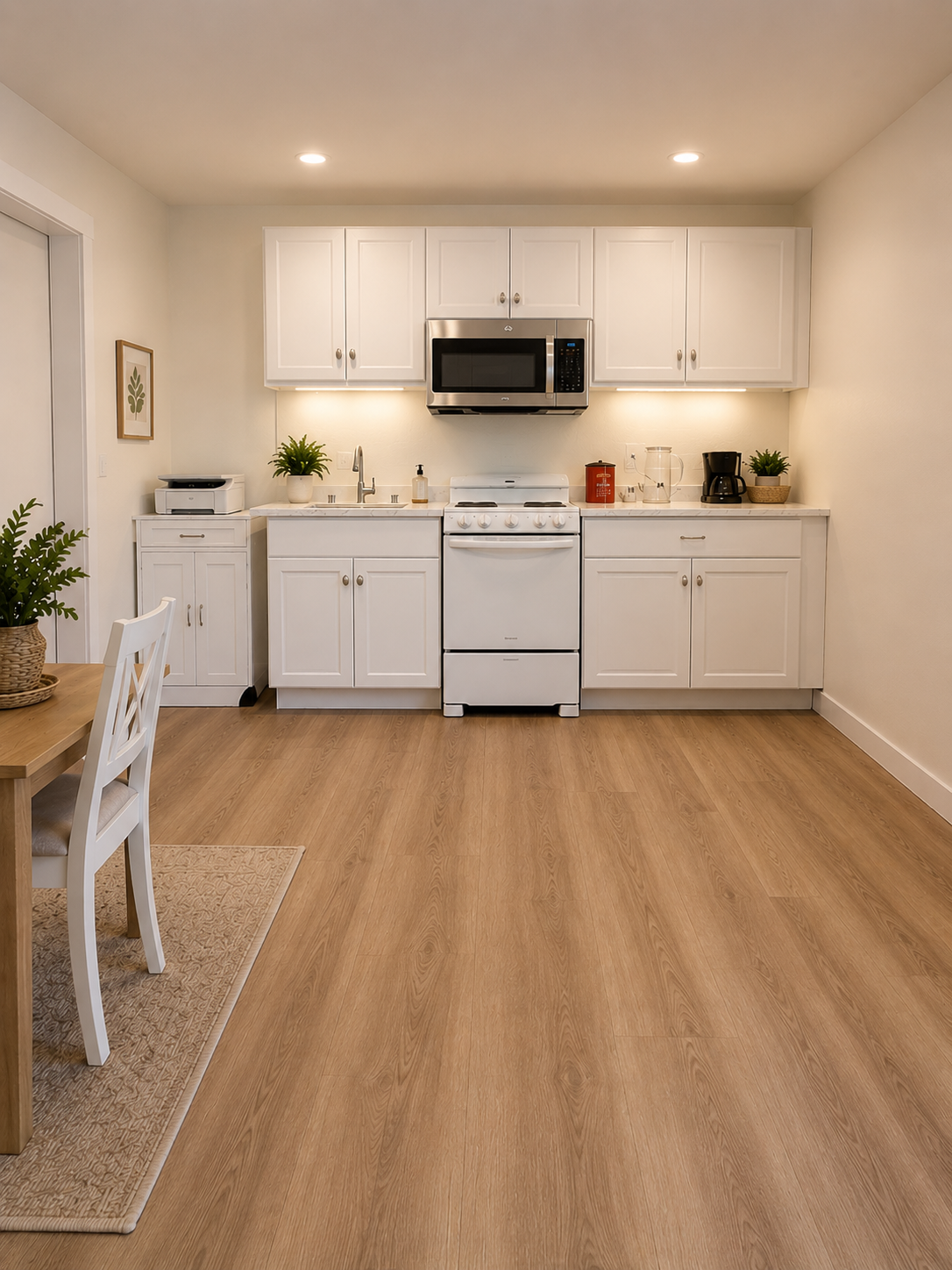 Full Kitchen equiped with all that is needed